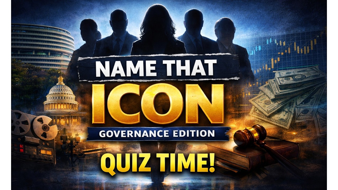 Name That ICON 🏛️ | Governance & Oversight Quiz