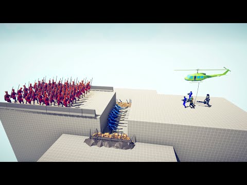 LANDING HELICOPTER + 10 ZOMBIE RAPTOR vs 70 EVERY UNITS | TABS - Totally Accurate Battle Simulator