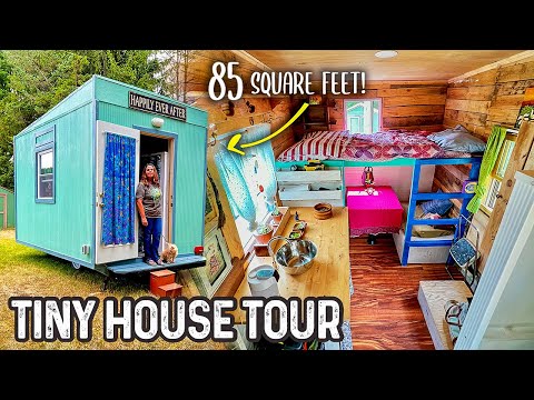 She Built a Charming Mico Tiny House on a Small Budget