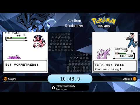 Pokemon Crystal Randomizer Key Item Rando Tournament - halqery vs ysta013