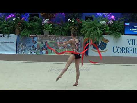 Elena SMIRNOVA (LUX) ribbon - 2020 Corbeil senior EF