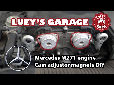 Mercedes Benz C200 Kompressor - Cam adjustor magnets cheap DIY fix! W204 M271