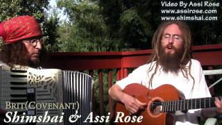 Brit (Covenant) Shimshai & Assi Rose Playing at Shimshai's Home in California