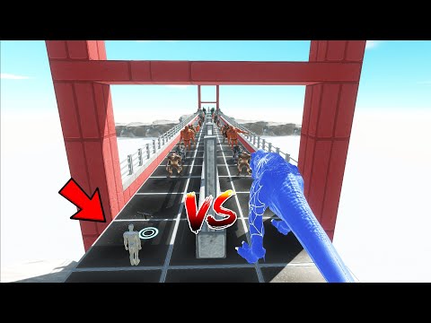 🔥FPS vs T-REX SPIDERMAN - WHO is FASTER and STRONGER - Animal Revolt Battle Simulator