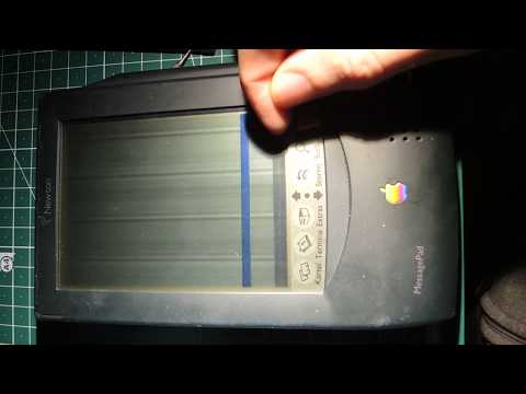 Broken Apple Newton MessagePad 100 OMP H1000 Flickering Display [Repaired]