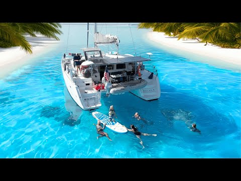 The MOST Beautiful ISLANDS We've Ever Sailed- EPIC Family REUNION Sailing FRENCH POLYNESIA (68)