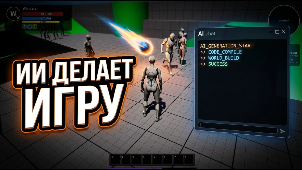 Как создавать игры на Unreal Engine c помощью ИИ