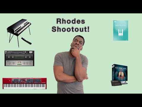 Rhodes Shootout!! Keyscape vs Keysuite vs Mark 1 vs Nord! Who has the best Rhodes sound??