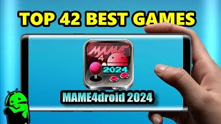 Top 42 Best Arcade Games [PART 1] | MAME4droid Emulator for Android