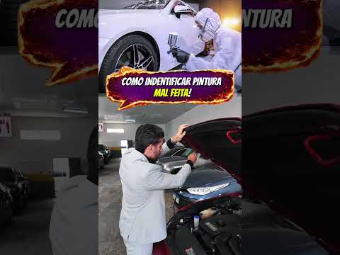 COMO INDENTIFICAR PINTURA DO CARRO MAL FEITA #pintura #carros