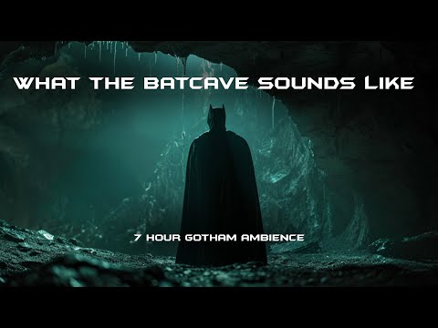 What The Bat Cave Sounds Like | 7 Hour Gotham Ambience