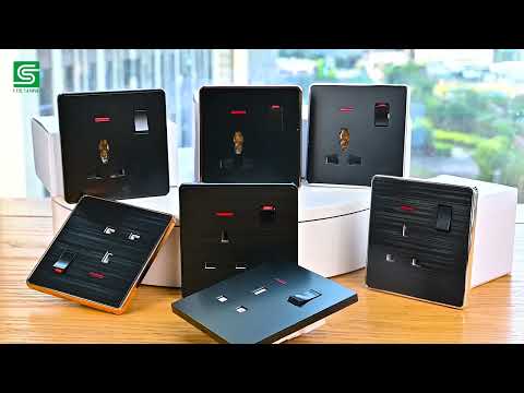 new designed UK wall switch and socket