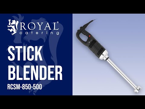 video - Stick Blender - 850 W - Royal Catering - 500 mm - 8,000 - 18,000 rpm