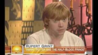 Руперт Гринт в Today Show (2009)