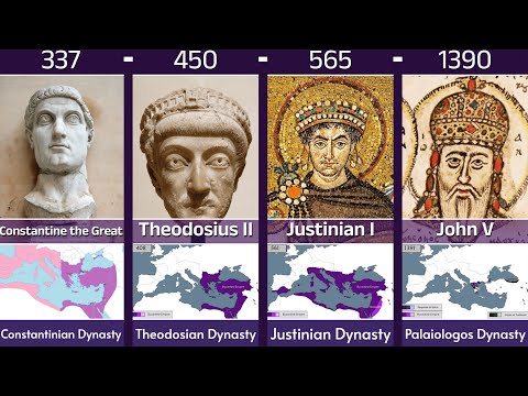📜 Timeline of Byzantine Emperors (330–1453 AD) 🏛️