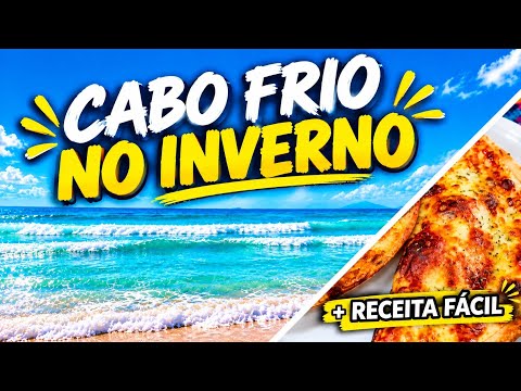 COMO ESTÁ CABO FRIO NO FIM DO INVERNO? 🌊🥶 + PASTELZINHO NA AIR FRYER !