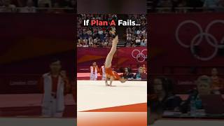 What an Impressive Save😳 #gymnastics #olympics  #fall #save