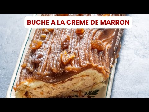 Chestnut Cream Yule Log by Laurent Mariotte