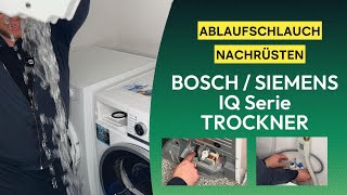 Nie wieder Kondenswasser leeren - Dieser Trockner Hack ändert ALLES! - Bosch Siemens IQ Serie