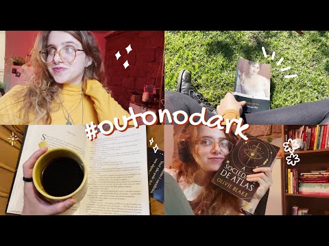 vlog lendo: maratona literária #outonodark 🍁☕️🍂 | 2023