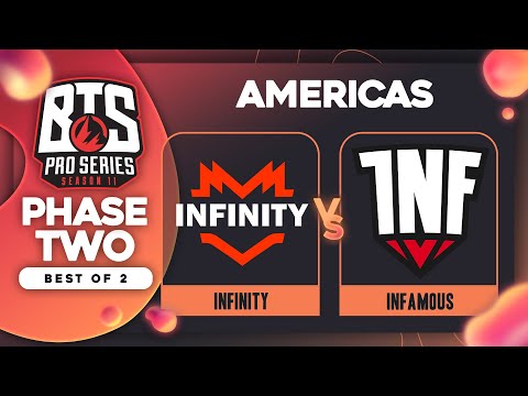 Infinity vs Infamous Game 1 - BTS Pro Series 11 AM: Groups w/ Kmart & ET