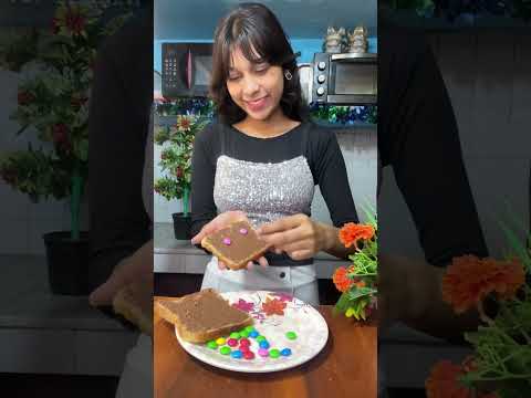 Juzt Jelly Chocobar Sandwich 😋😋 #shorts #trending #Nandani Panchal #celebratewithshorts #halloween