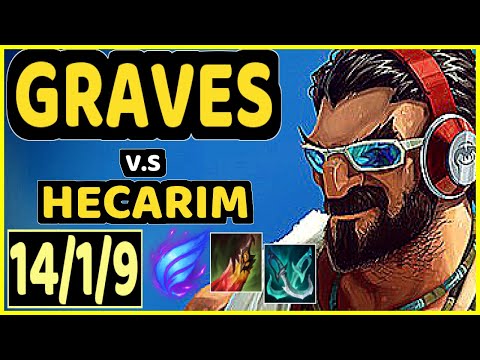 SELFMADE (GRAVES) vs HECARIM - 14/1/9 KDA JUNGLE CHALLENGER GAMEPLAY - EUW
