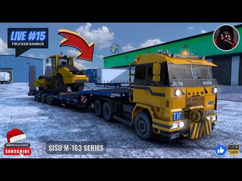 ETS2 1.46 Mods 👍 SISU M-163 Series Traction Equipment 405HP 12+2 Speeds OLD Truck 📢 Trucker BARBOS