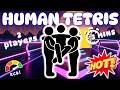 3 MIN Human Tetris 3 Player Co Op Challenge Immersive Interactive Warm Up