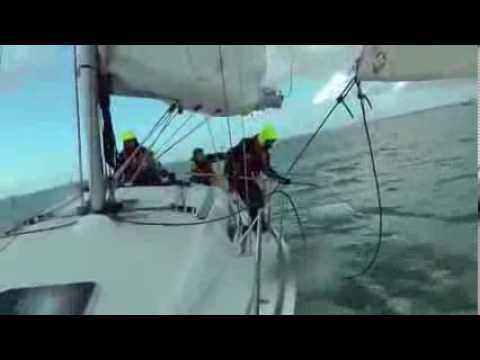 Man Over Board practise on a RYA Day Skipper course