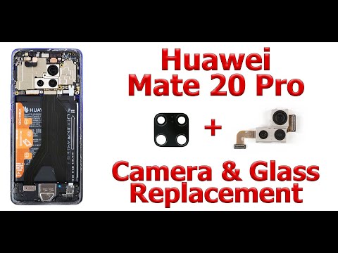Bought it broken, Will it work?  Huawei Mate 20 Pro Teardown and Camera Replacement, Repair English
