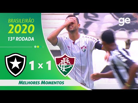 Gols e lances de Botafogo x Fluminense