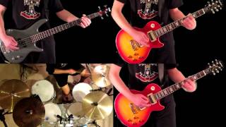 Mr. Brownstone Guns N&#39; Roses Guitar Bass and Drum Cover