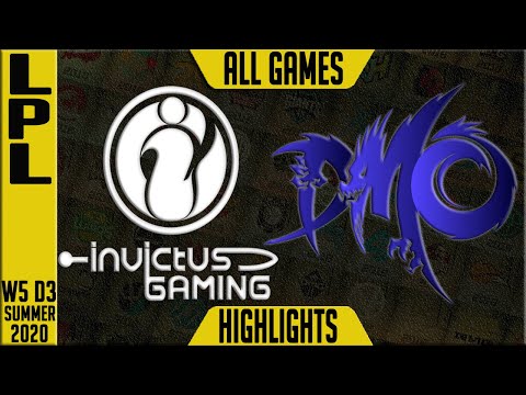 IG vs DMO Highlights ALL GAMES | LPL Summer 2020 W5D3 | Invictus Gaming vs Dominus Esports