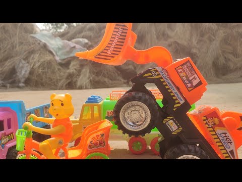 Thumbnail for toy helicopter ka video | gadi wala cartoon | tractor, damper truck | 15 Dollar investment Total by Tarrant automobile