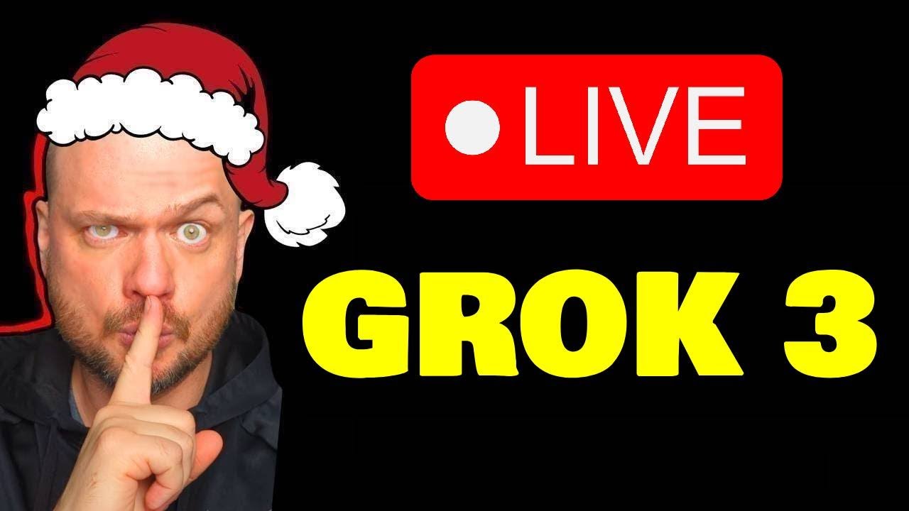 XAI LAUNCHES GROK 3 (LIVESTREAM)