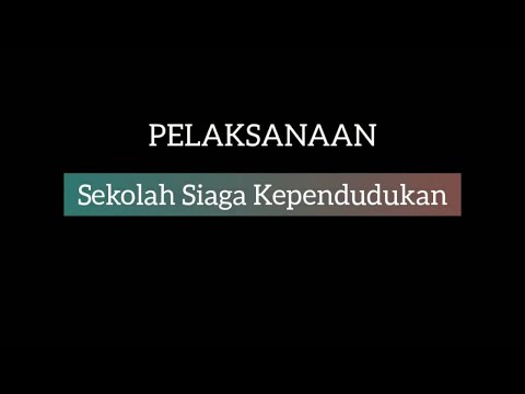 Manajemen Sekolah Siaga Kependudukan