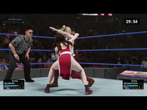 WWE 2K19 Mai Shiranui VS Ann Takamaki Submission Ironwoman  (30 Mins)
