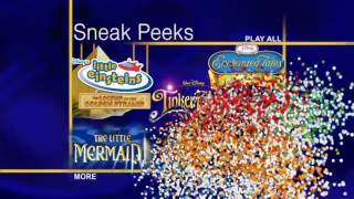 Sneak Peeks Menu from Walt Disnsy Home Entertainme