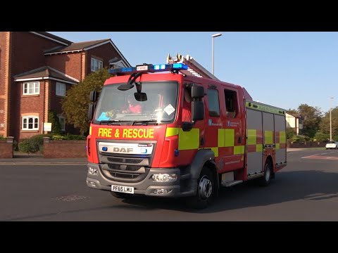 Lancashire Fire & Rescue Service - Blackpool Second Pump Responding