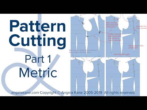 Angela Kane Pattern Cutting - Metric - Bodice Part 1