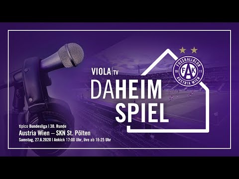 🔴 VIOLA TV DAHEIM-SPIEL: Austria Wien - SKN St. Pölten