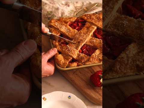 Strawberry Rhubarb Pie!