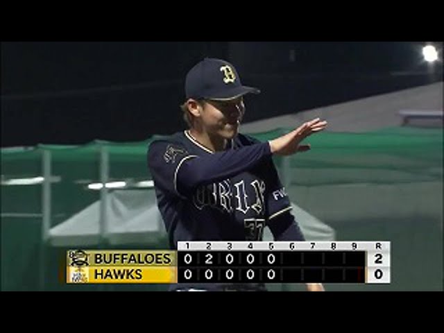 【ファーム】バファローズ・中川颯 2イニング無安打の好投!! 2021年9月21日 福岡ソフトバンクホークス 対 オリックス・バファローズ(ファーム)