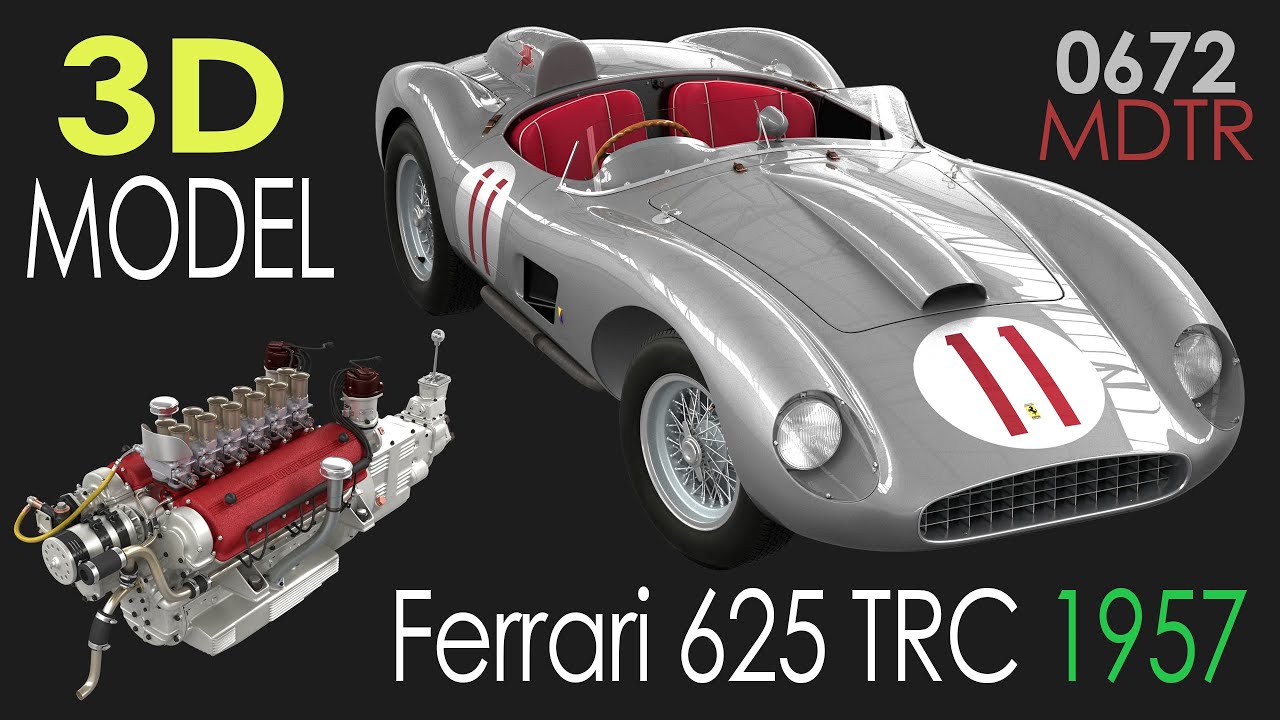 Ferrari 625 TRC Spider - Kit para carro - 0672 MDTR Modelo de Impressão 3D