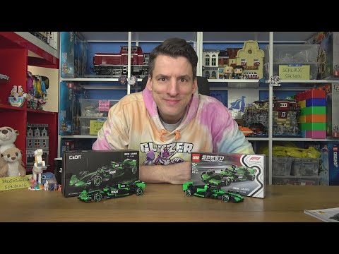 1:1 Vergleich: CaDa® vs LEGO® Kick Sauber als Speed Champion 77247 & 55032