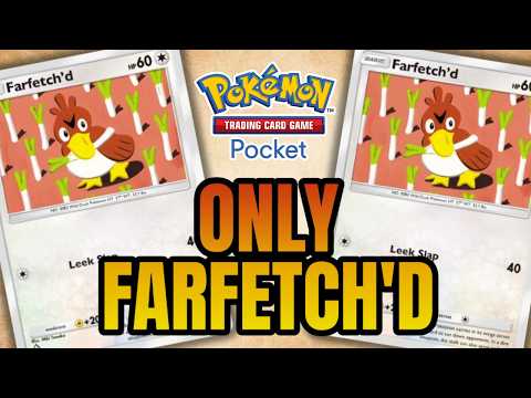 I WON using a Farfetch'd ONLY Deck in Pokemon TCG Pocket
