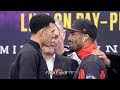 DAVID BENAVIDEZ & J'LEON LOVE READY TO GO AT IT AT FINAL PRESS CONFERENCE! GO OFF ON EACH OTHER!