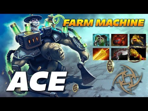 Ace Alchemist - Super Farm Machine 1000 GPM - Dota 2 Pro Gameplay