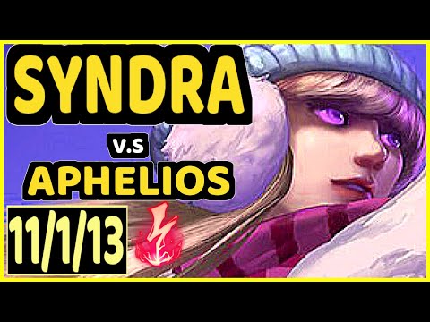 REKKLES (SYNDRA) vs APHELIOS - 11/1/13 KDA BOTTOM ADC CHALLENGER GAMEPLAY - EUW